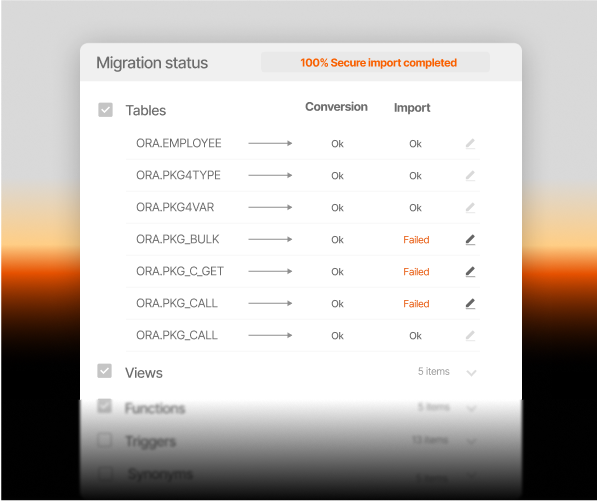 Data transparency and security block